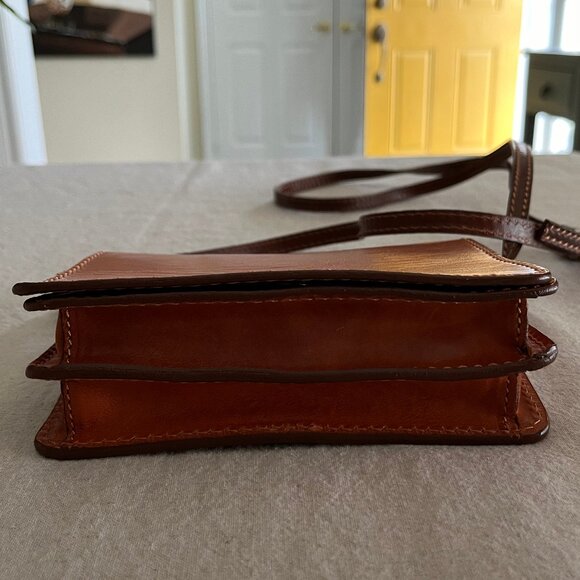 Vera Pelle Brown Crossbody Bag - Picture 10 of 15
